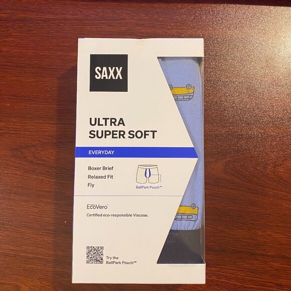 SAXX ULTRA Boxer Briefs with Fly “Summer Transport" - Picture 2 of 3